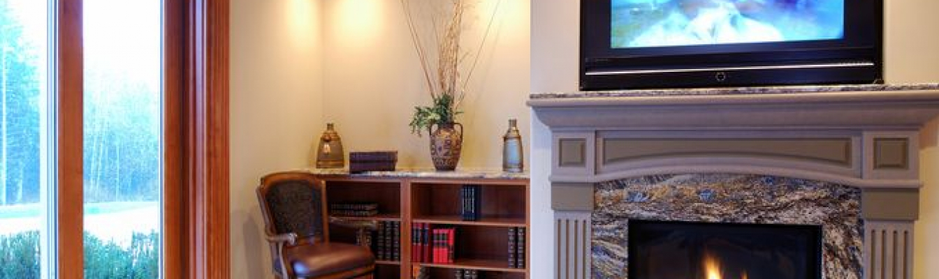 Камин и телевизор в гостиной: приемы стильного оформления интерьера